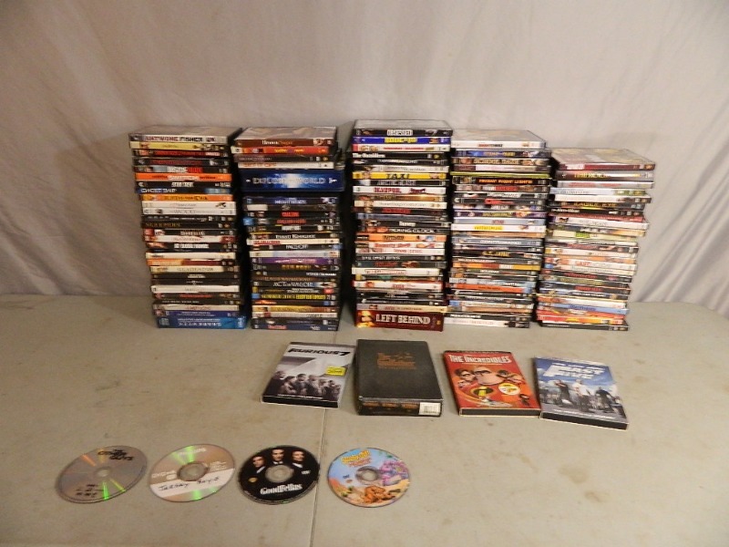 Over 140 Dvds