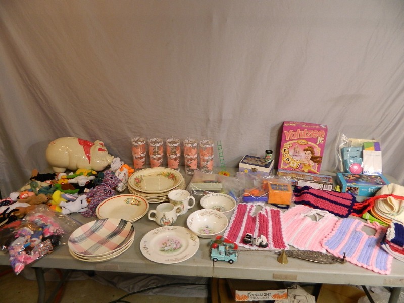 Beanie Babies, China, Handmade Bibs, and More