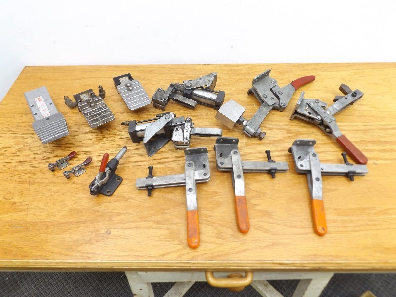 lot 9 image: Lot of Pneumatic etc. Switches, Handles, etc.
