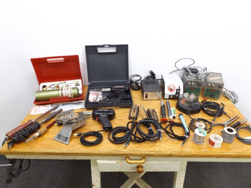 lot 12 image: Large Lot of Spot etc. Welding, Soldering, etc.