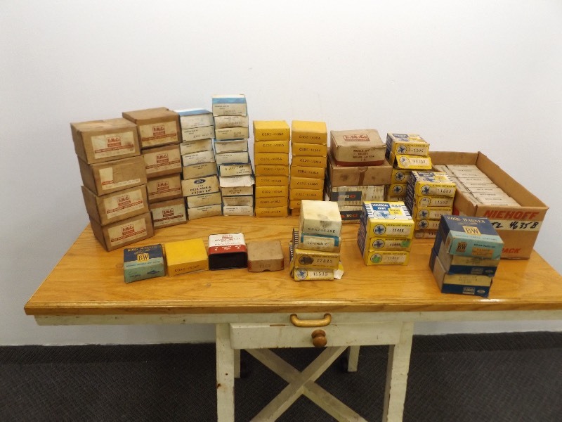 lot 17 image: Large Lot of Vintage New Old Stock Ford Universal Joints