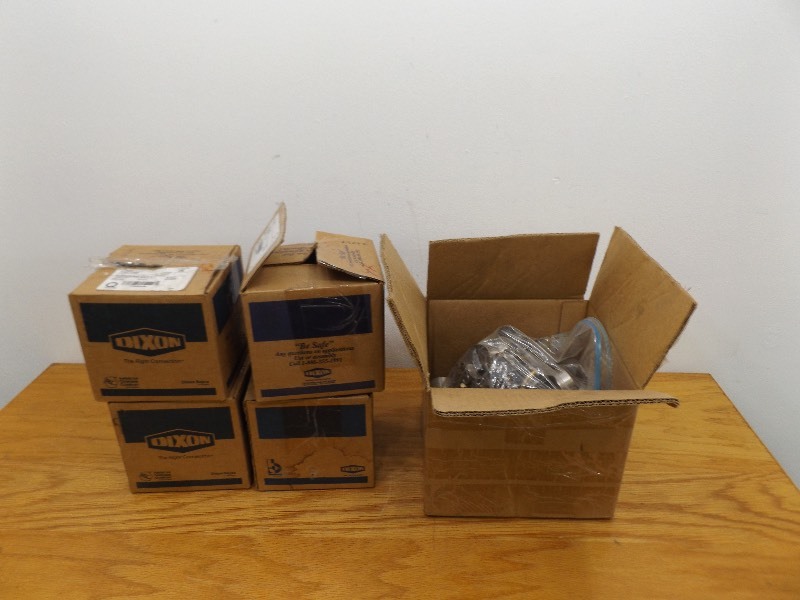 lot 34 image: 150 New Dixon Aircraft Rated Stainless Steel T-Bolt Hose Clamp (TBC188)