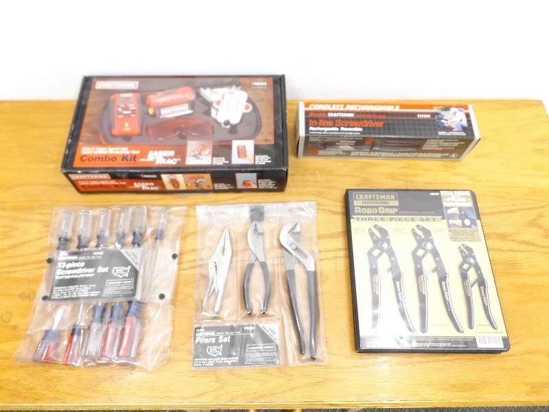 lot 45 image: Lot of NEW Craftsman Tools