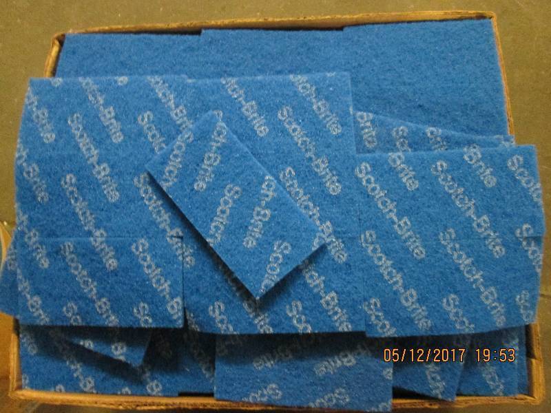 Box stuffed wiuth Scotch Brite scru...
