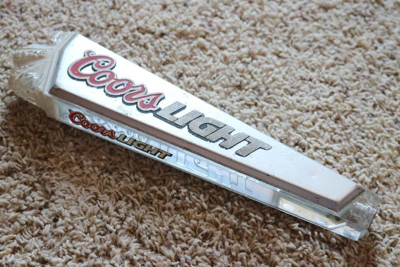 Coors light beer tap...