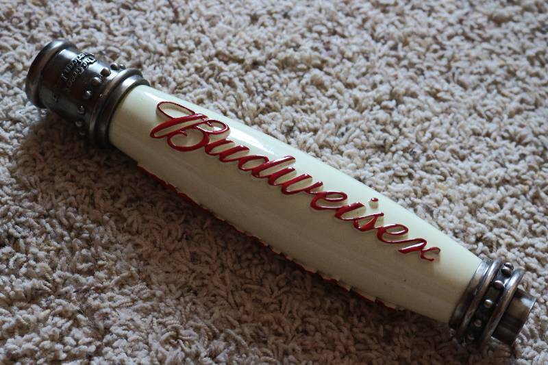 Budweiser beer tap...
