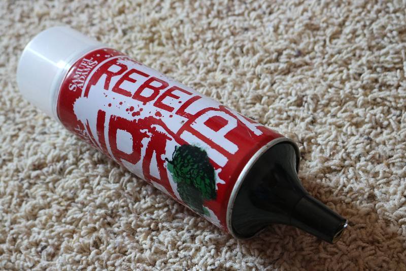 Samuel Adams rebel IPA beer tap...