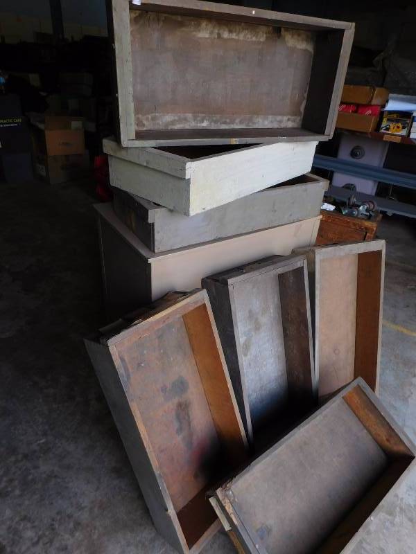 lot 49 image: Vintage Wooden Boxes