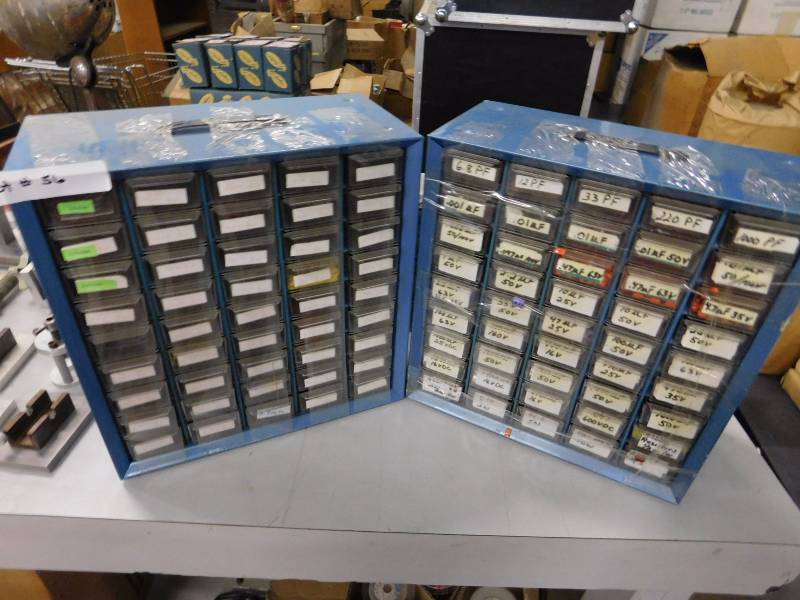 lot 56 image: Metal Bolt & Nuts Bins
