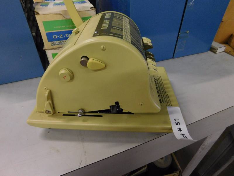 lot 57 image: Vintage Check Writer