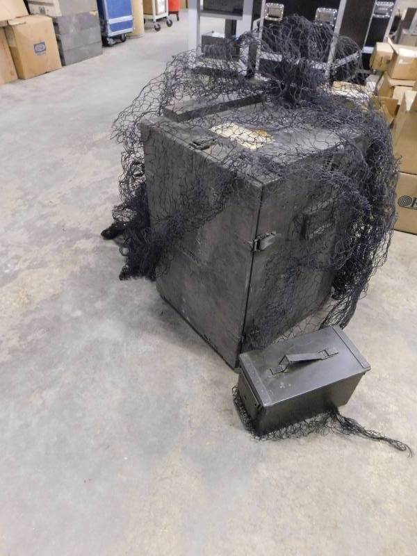 lot 72 image: Vintage Military Cases and Netting