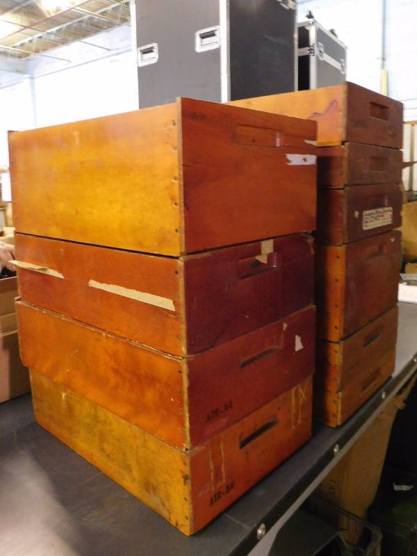 lot 80 image: Misc. Lot of Antique Wooden Boxes