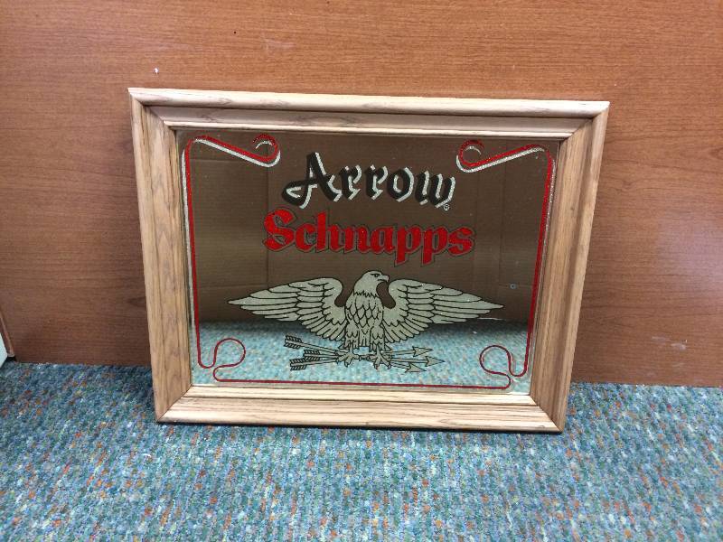 lot 3 image: Arrow Oktoberfest Schnapps Framed Bar MirrorPrint