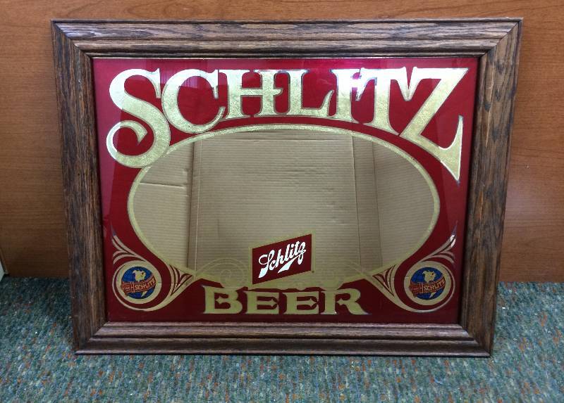 lot 21 image: Schlitz Bar MirrorPrint