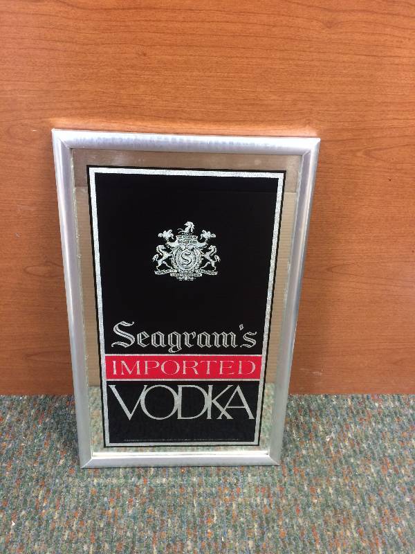 lot 40 image: Seagrams Vodka MirrorPrint
