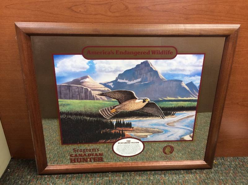 lot 46 image: Seagrams Canadian Hunter MirrorPrint