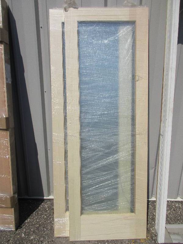 2 french doors no frame 28 x 80