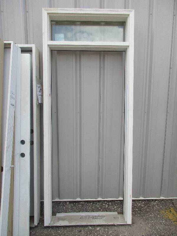 exterior door frame NO door 37.5'' x 95.5 w/ top window JUNE