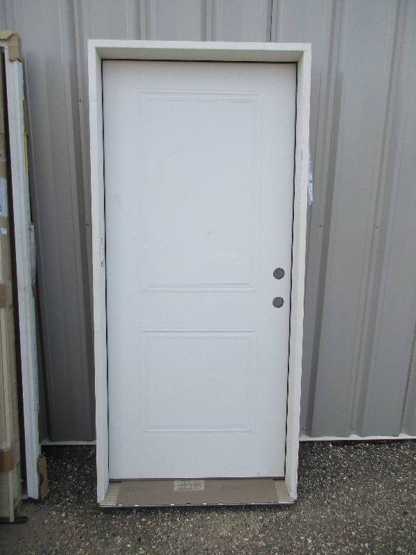 exterior door and frame 37.5 x 82 Left swing