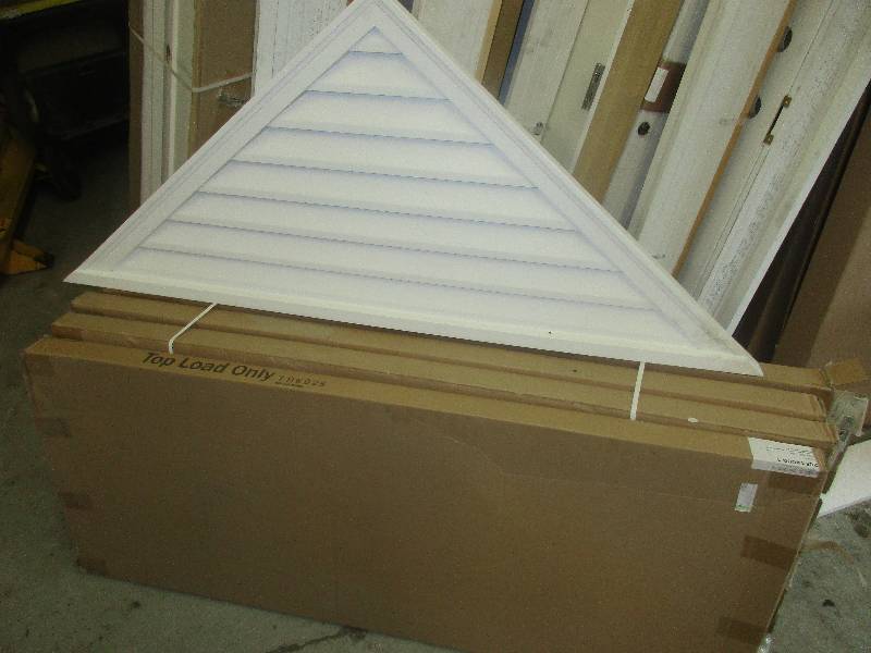 4 triangle louvers 60 x 25 x 2