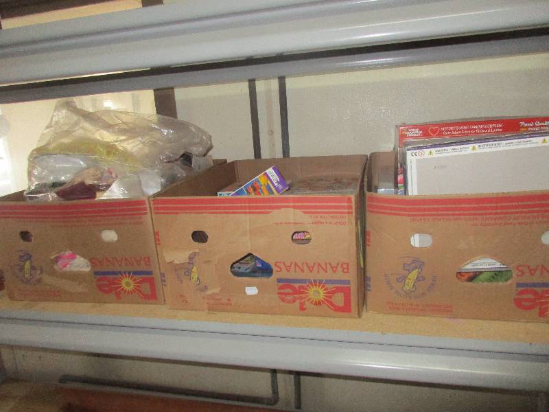 puzzles - games - fabric - ribbon - shelves
