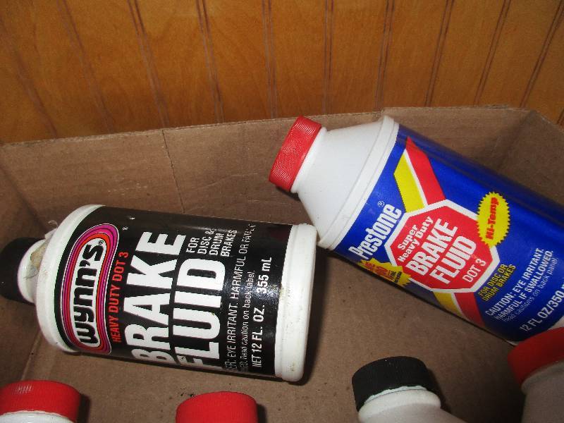 10 cans of break fluid