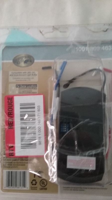 Hampton Bay Universal Fan and Light Remote