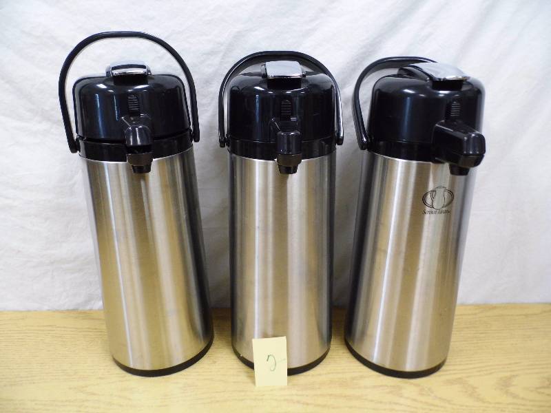 Lot of 3 Hotpot Coffee Servers