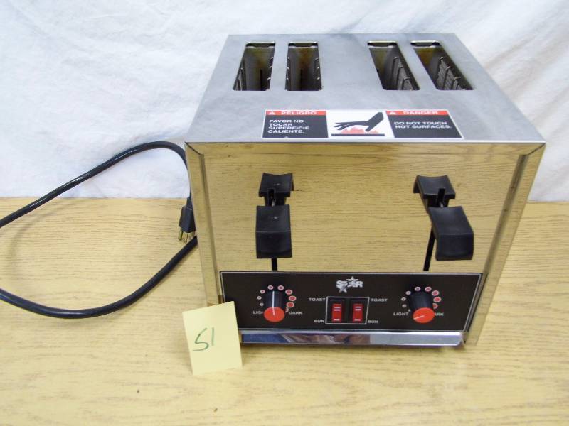 Star 4 Slice Commercial Toaster