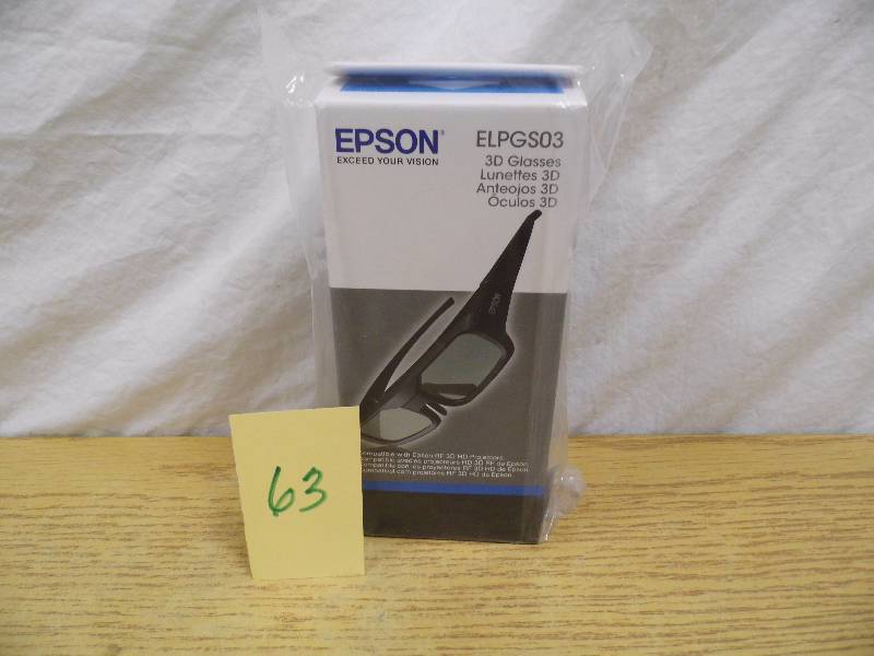 New Epson 3D Glasses
