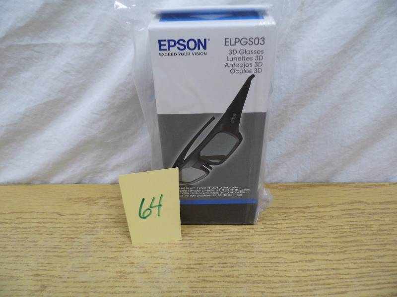 New Epson 3D Glasses
