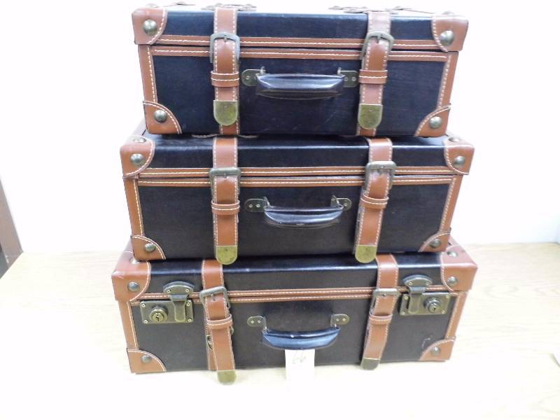 3 Piece Luggage Storage Boxes
