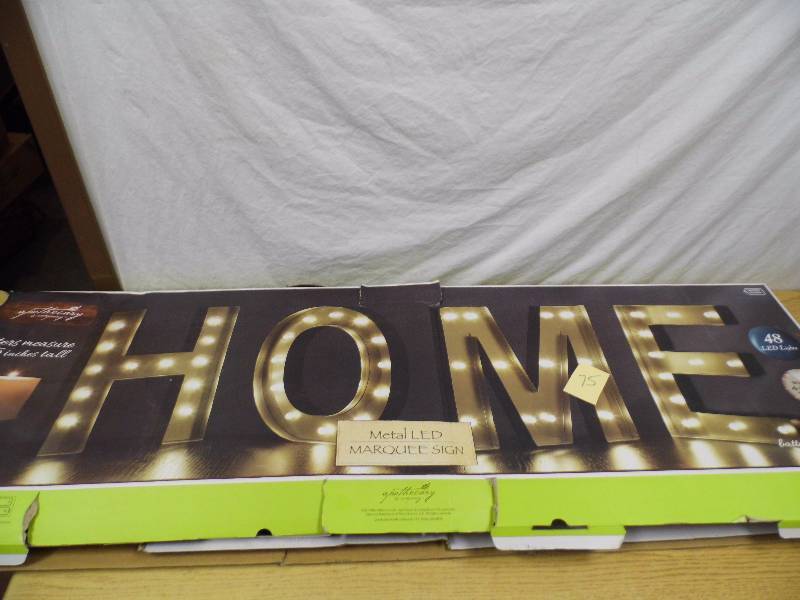 HOME Lit LED Sign