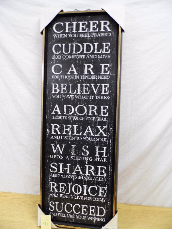 Wooden Sign