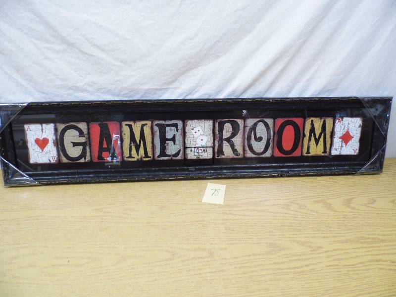Game Room Sign
