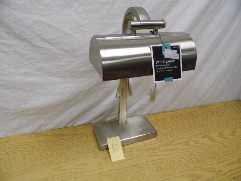Brushed Nickel Lamp