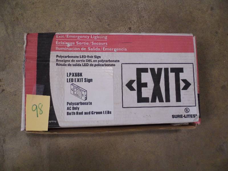 New Exit Sign