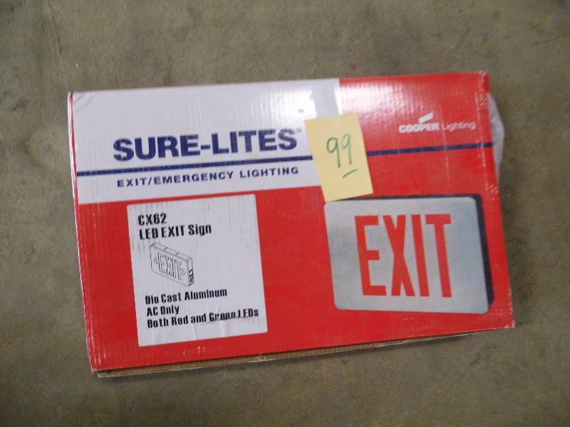 New Exit Sign