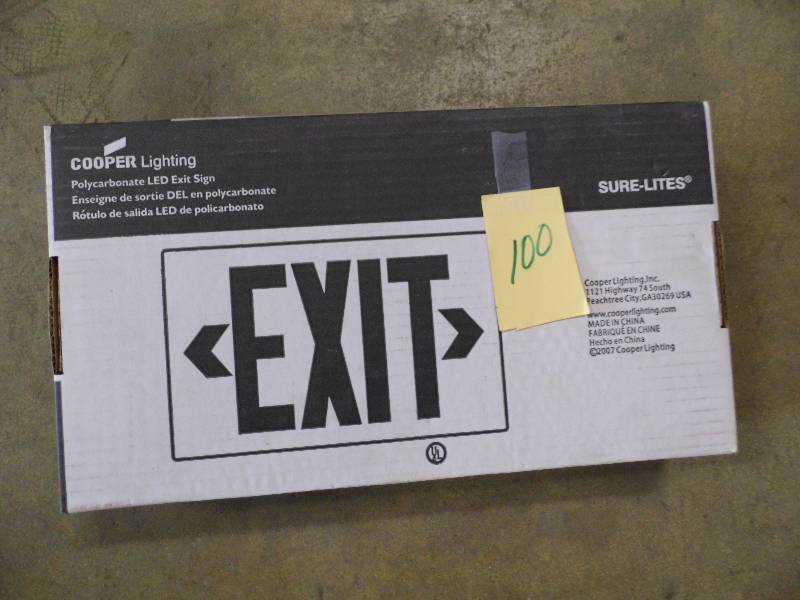 New Exit Sign