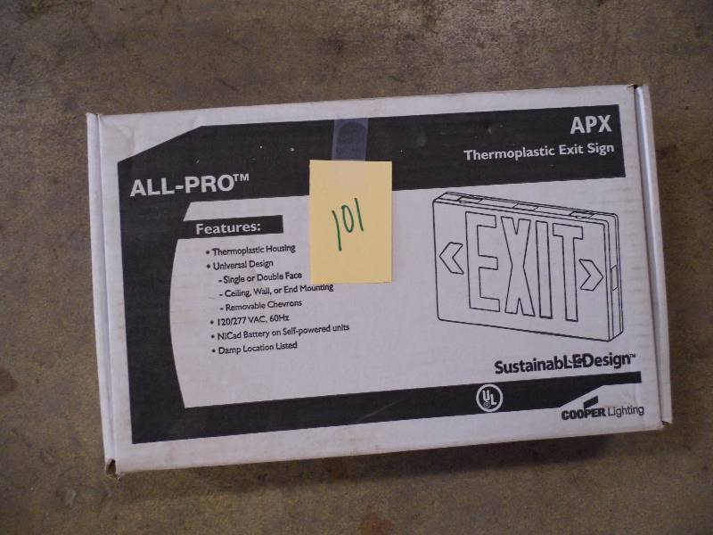 New Exit Sign
