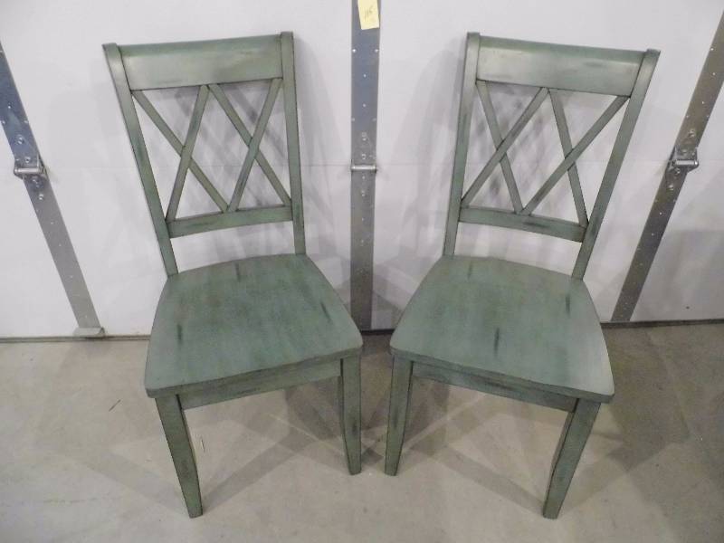 2  Highback Wood Chairs