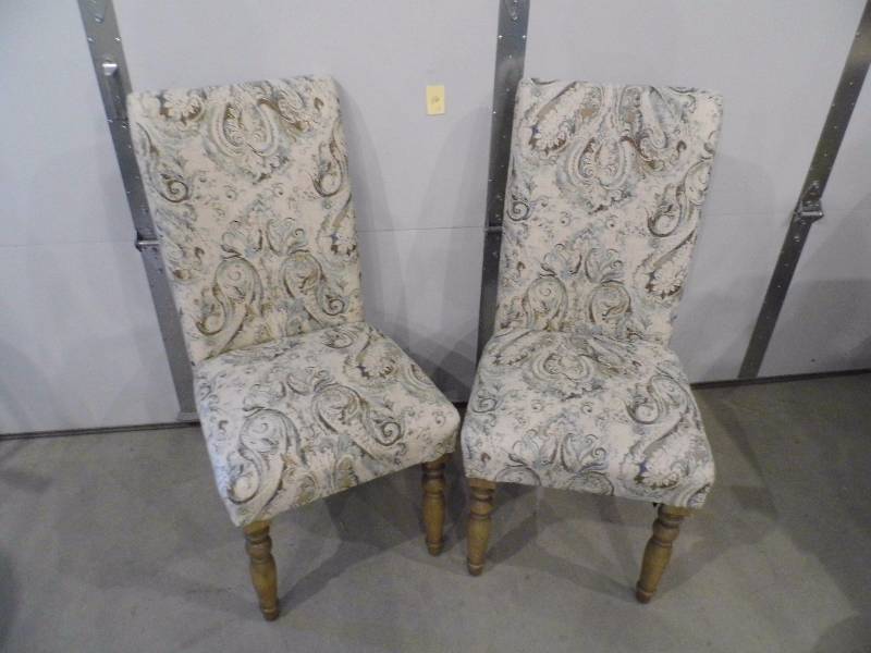 2 Highback Upholstered Chairs