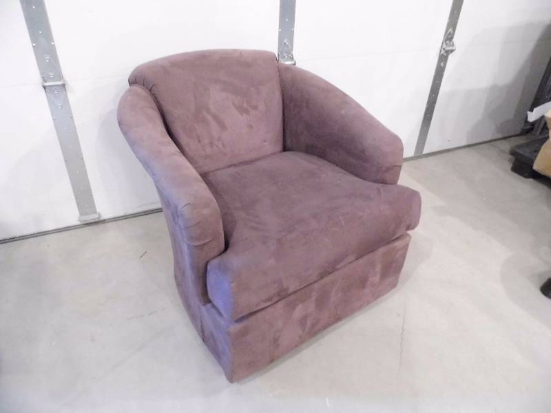 Purple Swivel Chair