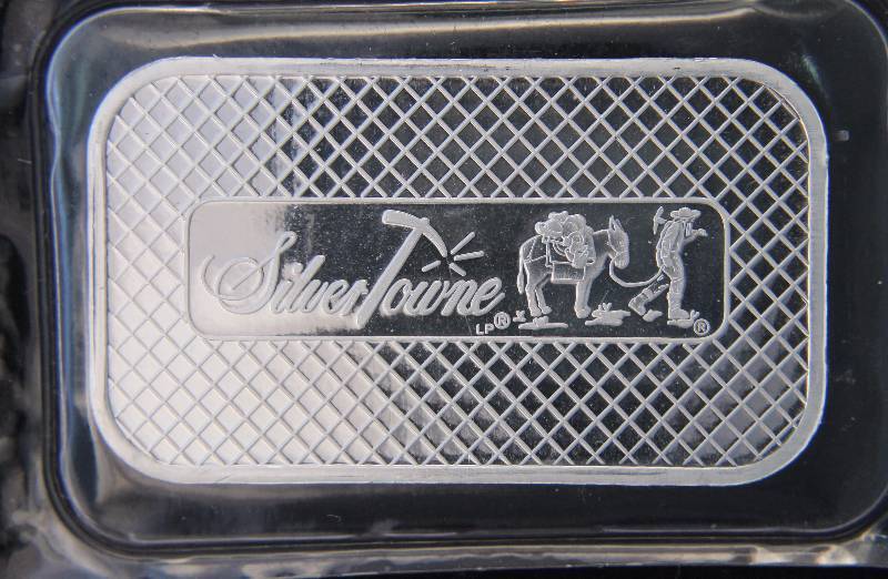 1 TROY OZ. .999 FINE SILVER BAR PROSPECTOR SEALED