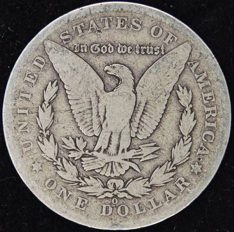 1886-O MORGAN SILVER DOLLAR VG