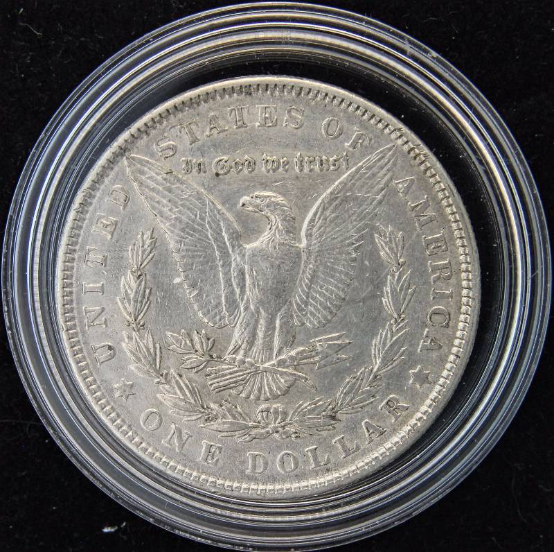 1903 MORGAN SILVER DOLLAR AU IN AIRTITE HOLDER