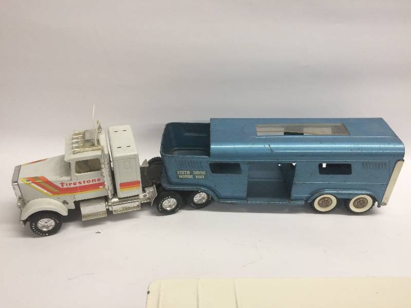 lot 51 image: Vintage Toy Trucks
