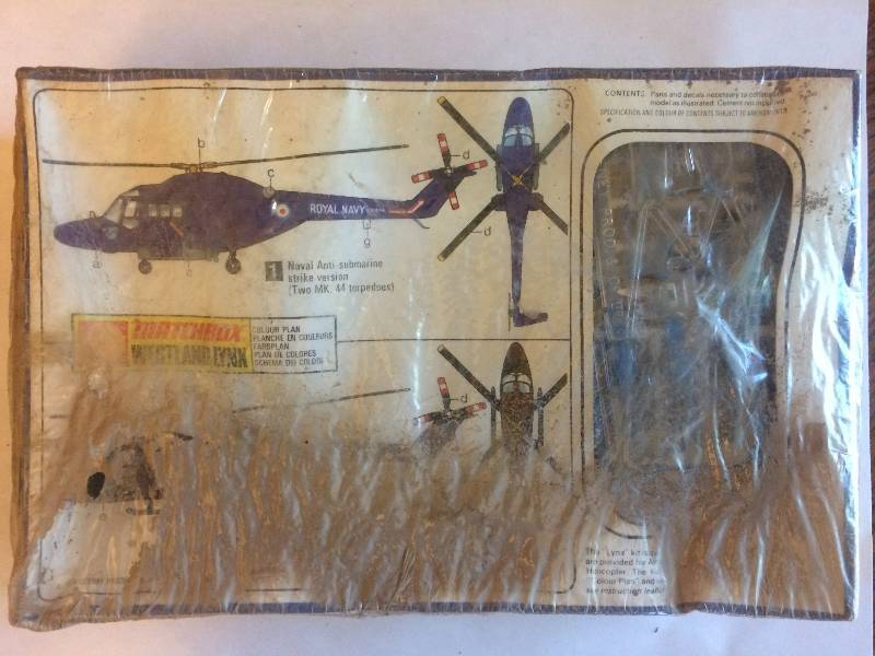 lot 60 image: Matchbox Westland Lynx Model Kit