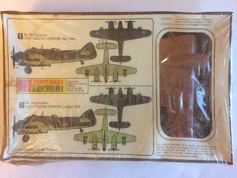 lot 65 image: Matchbox BeauFighter MK-X Model Kit