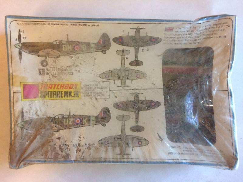 lot 74 image: Matchbox Spitfire MK.IX Model Kit